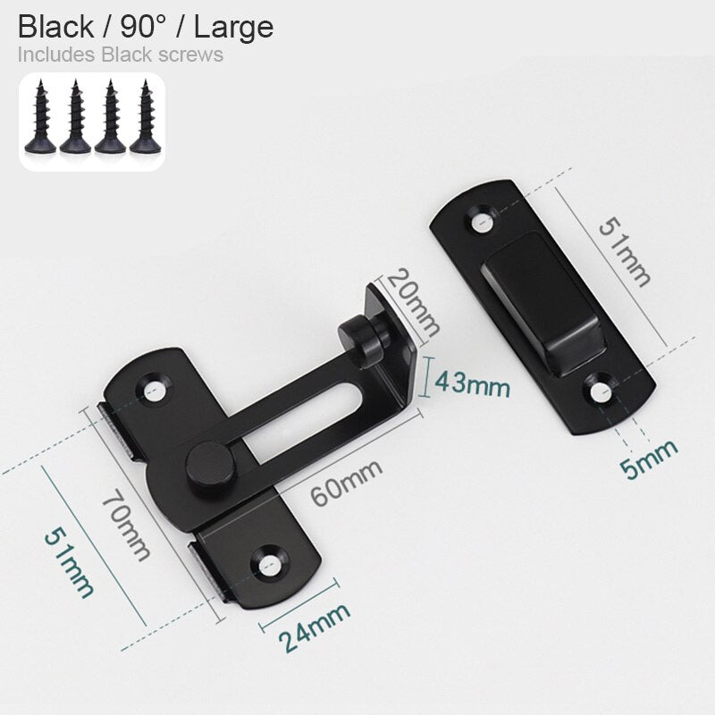 Easy Slide Closet Cabinet Lock