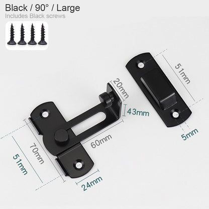 Easy Slide Closet Cabinet Lock