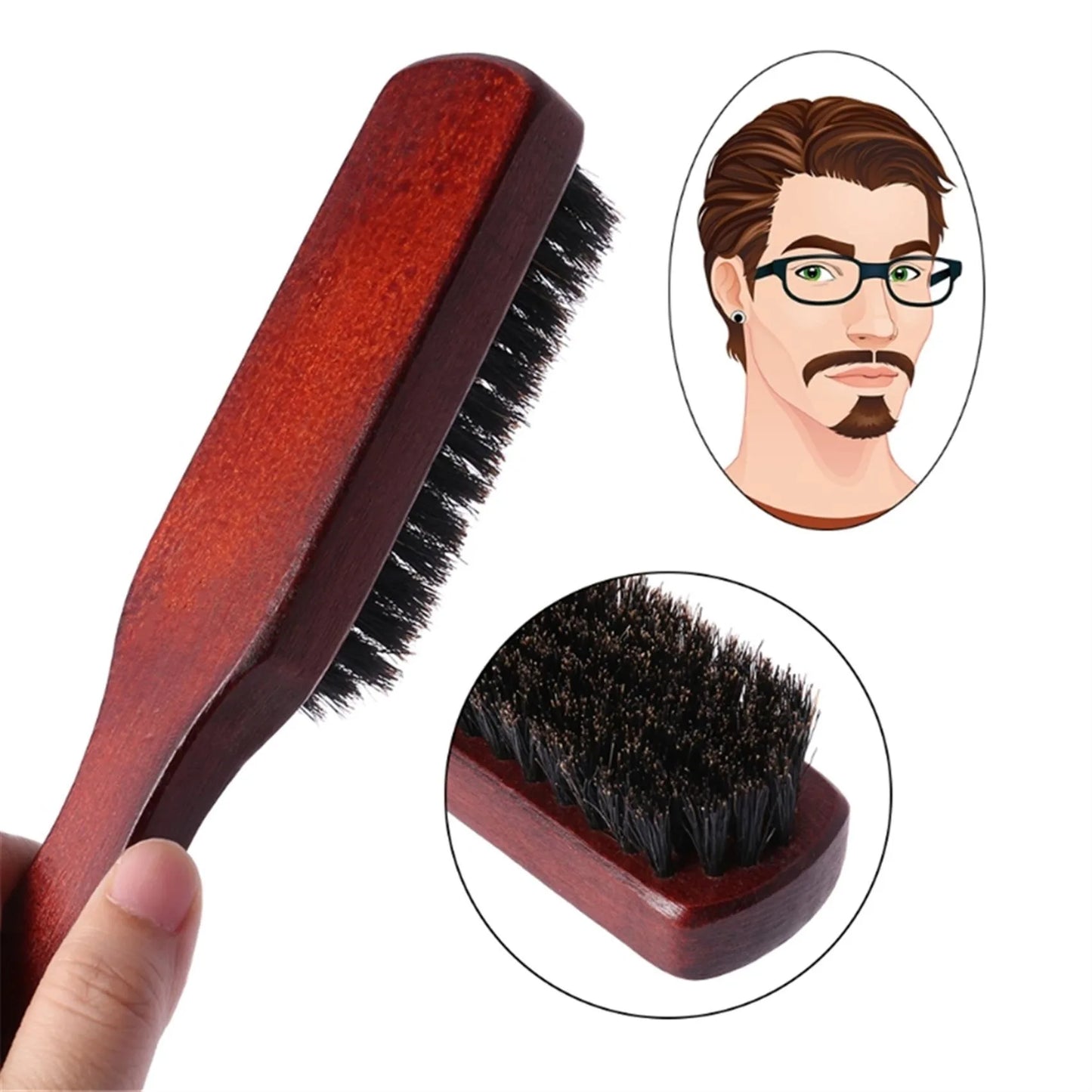 Pro Hair Wooden Detangling Brush for Home Styling