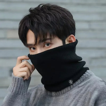 Warm Fleece Lined Winter Scarf for Men and Women