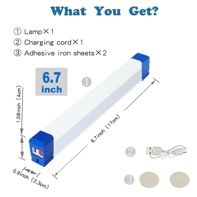 Compact LED Camping Light with Magnet and Hook - Fesara