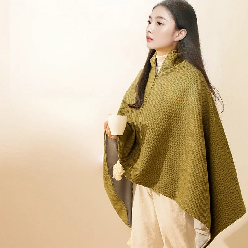 Soft Wearable Electric Blanket with 3 Heat Settings