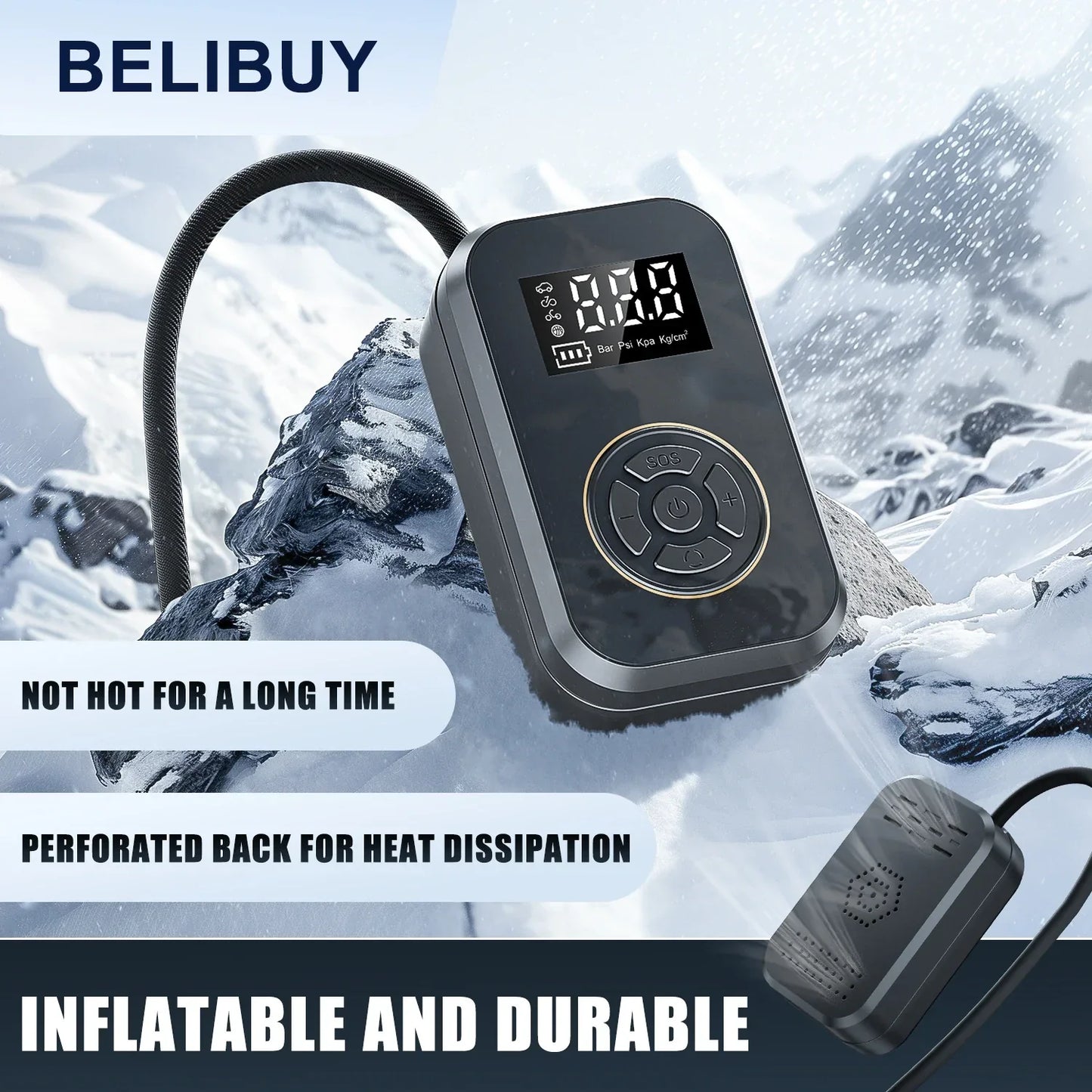 Portable Air Compressor and Power Bank Charger