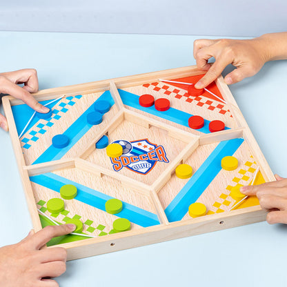 Fun Wooden 2-in-1 Family Board Game