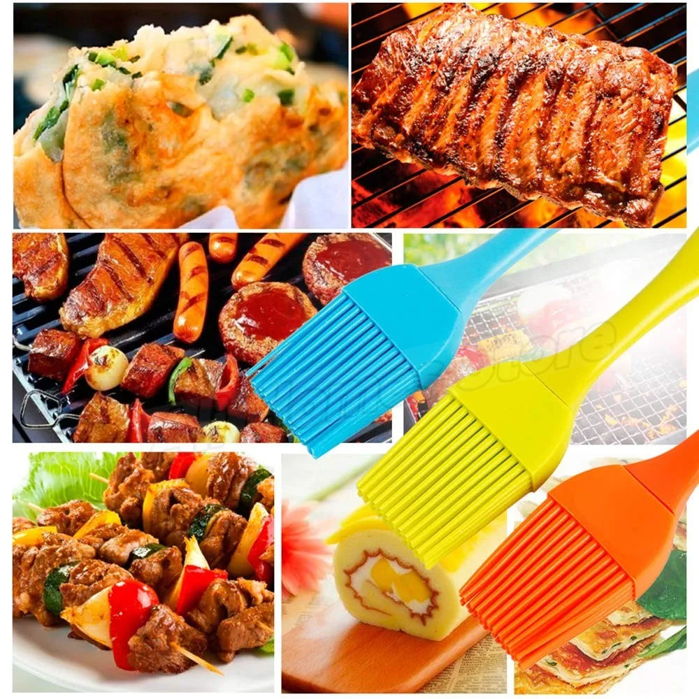Non-Stick BBQ Grill Brush with Heat Resistant Bristles