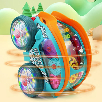 Fast Electric Stunt Car with LED Lights and Sound