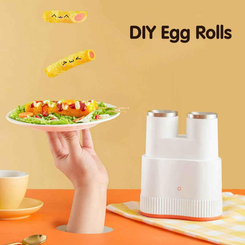 Easy Double Pan Egg Roll Cooking Appliance