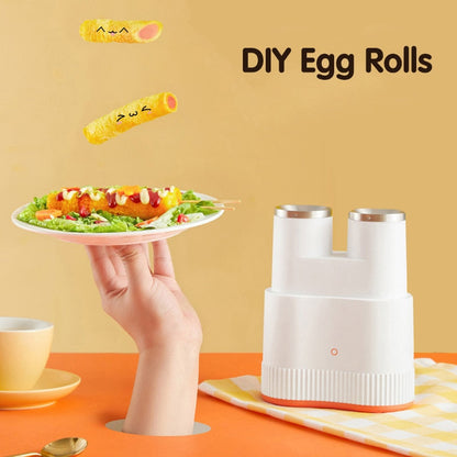 Easy Double Pan Egg Roll Cooking Appliance