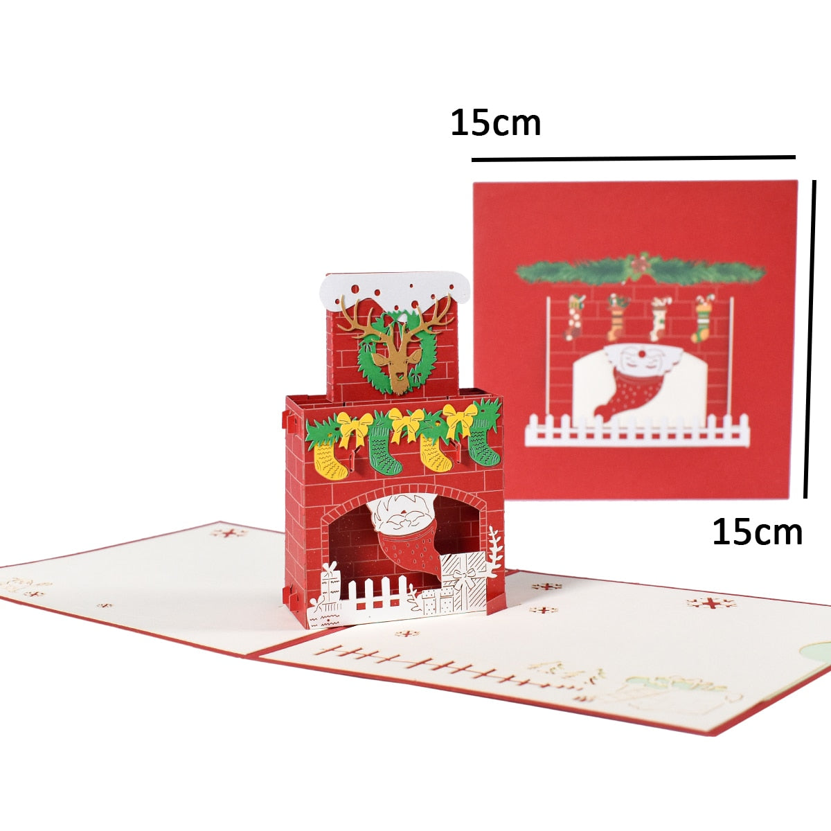 Fun 3D Christmas Pop Up Greeting Cards