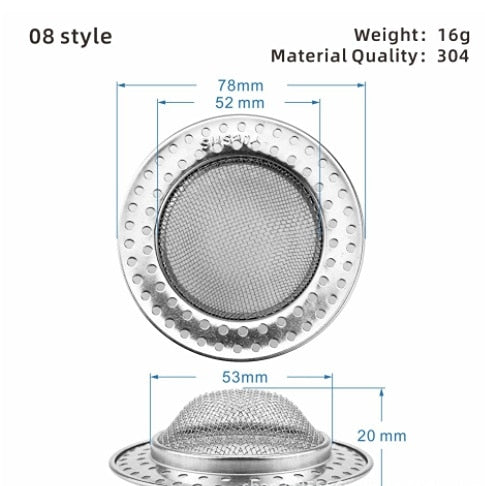 Easy Clean Kitchen Sink Strainer Filter