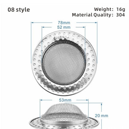 Easy Clean Kitchen Sink Strainer Filter