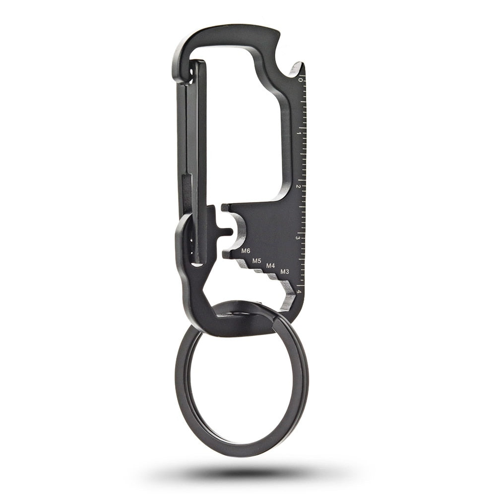Durable Steel Pocket Multi Tool Keychain Opener