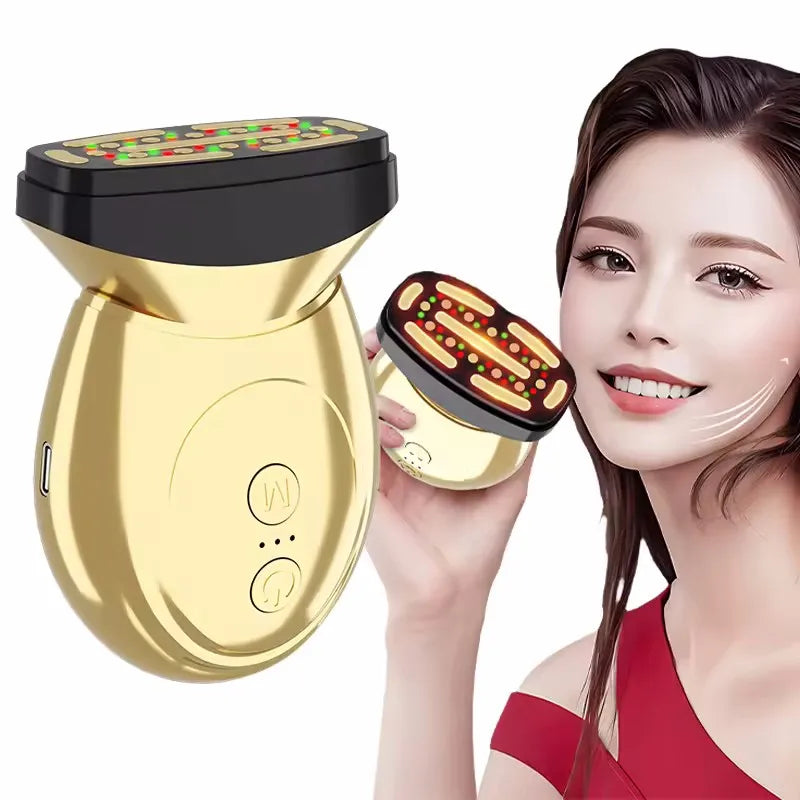 Anti Aging Red Light Facial Massager for Glowing Skin - Fesara