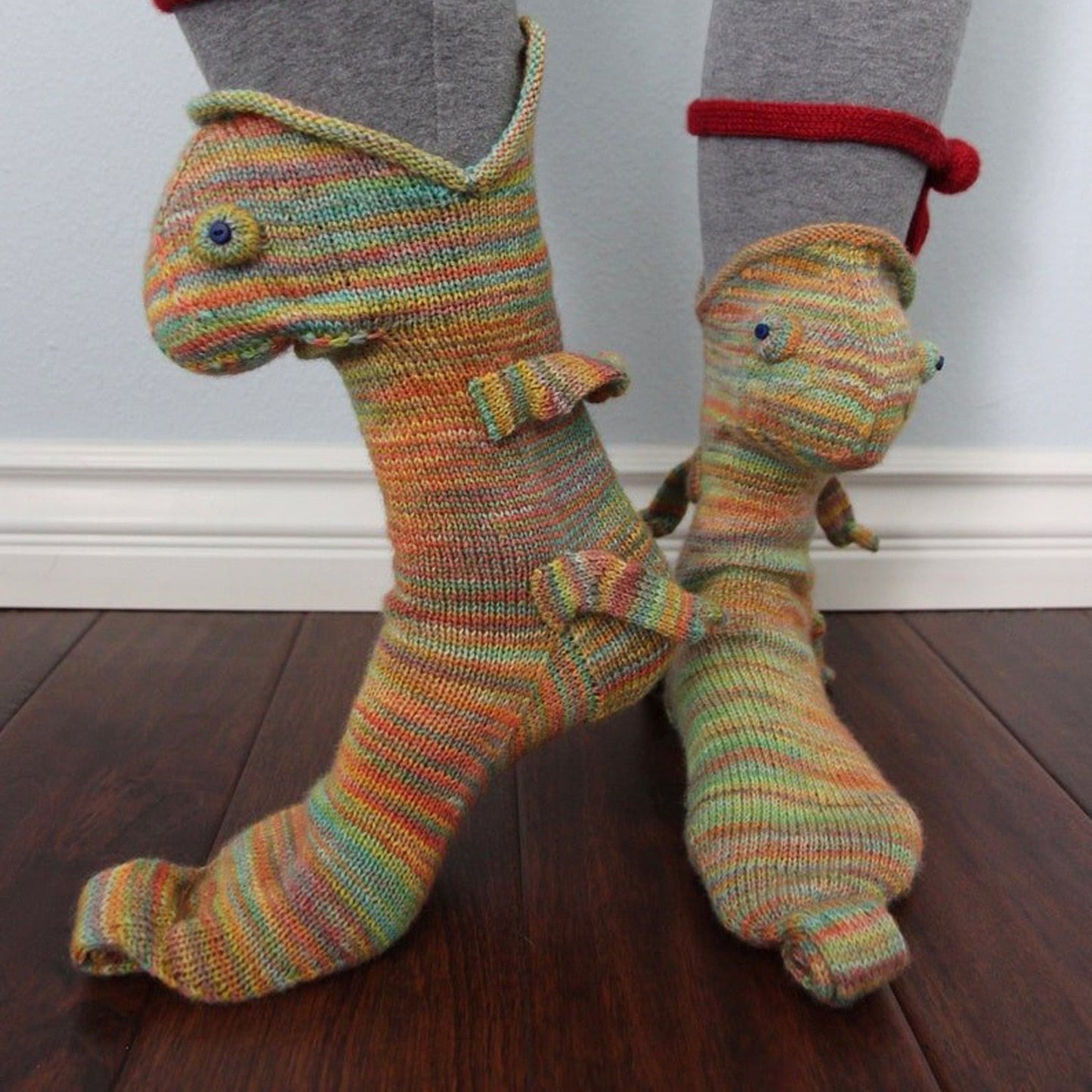 Fun Animal Print Knit Socks