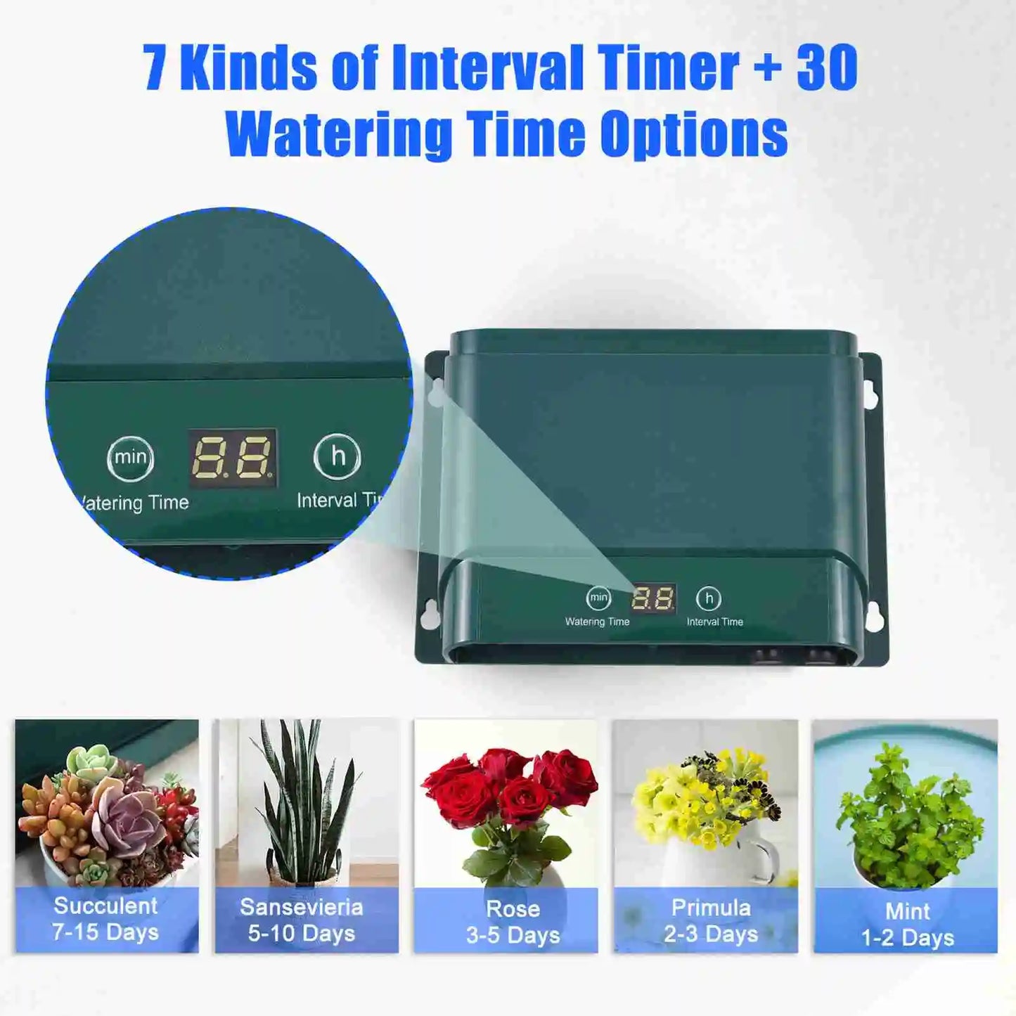 Smart Watering System Kit with Timer and 30 Settings