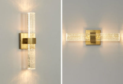 Sparkling Crystal Glass Wall Lamp