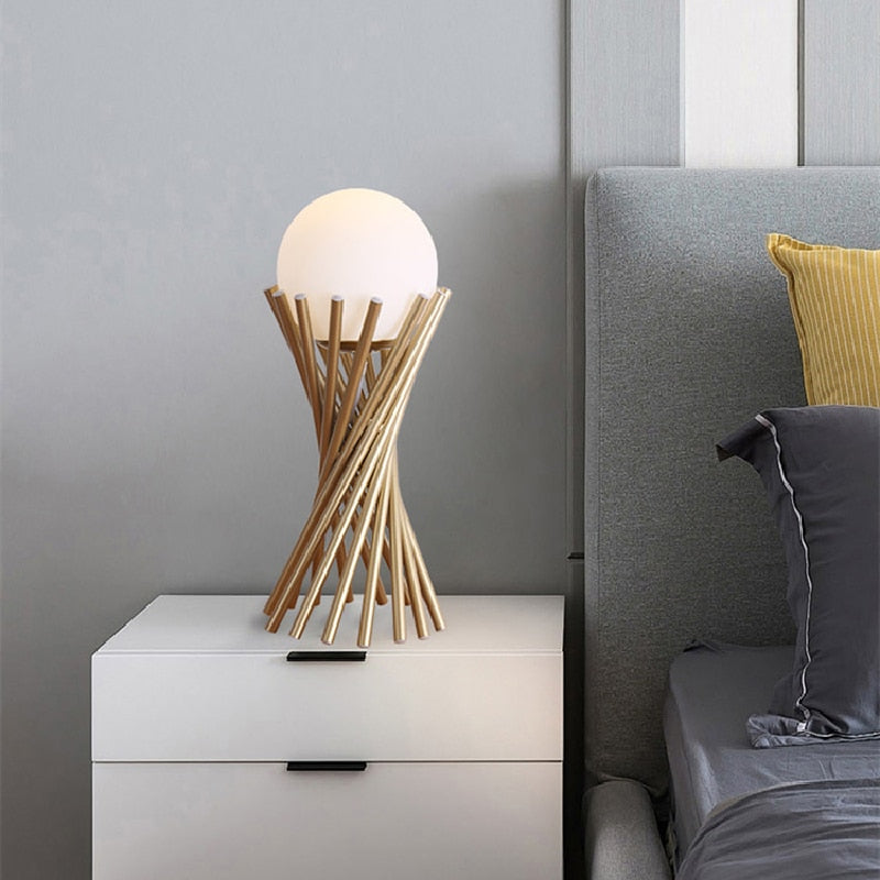 Stylish Round Table Lamp for Modern Decor