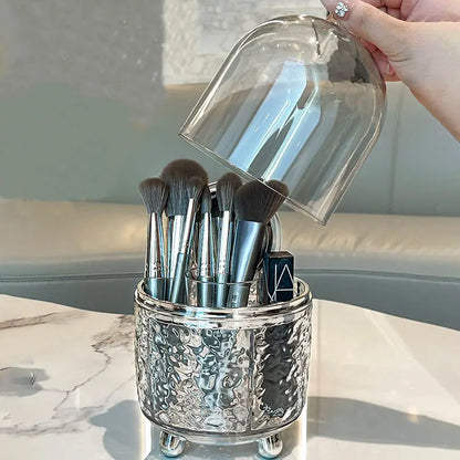 Rotating Makeup Storage Case with Lid