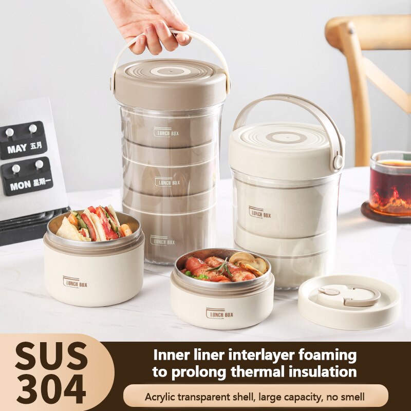 Insulated Spill-Proof Stackable Food Container Box