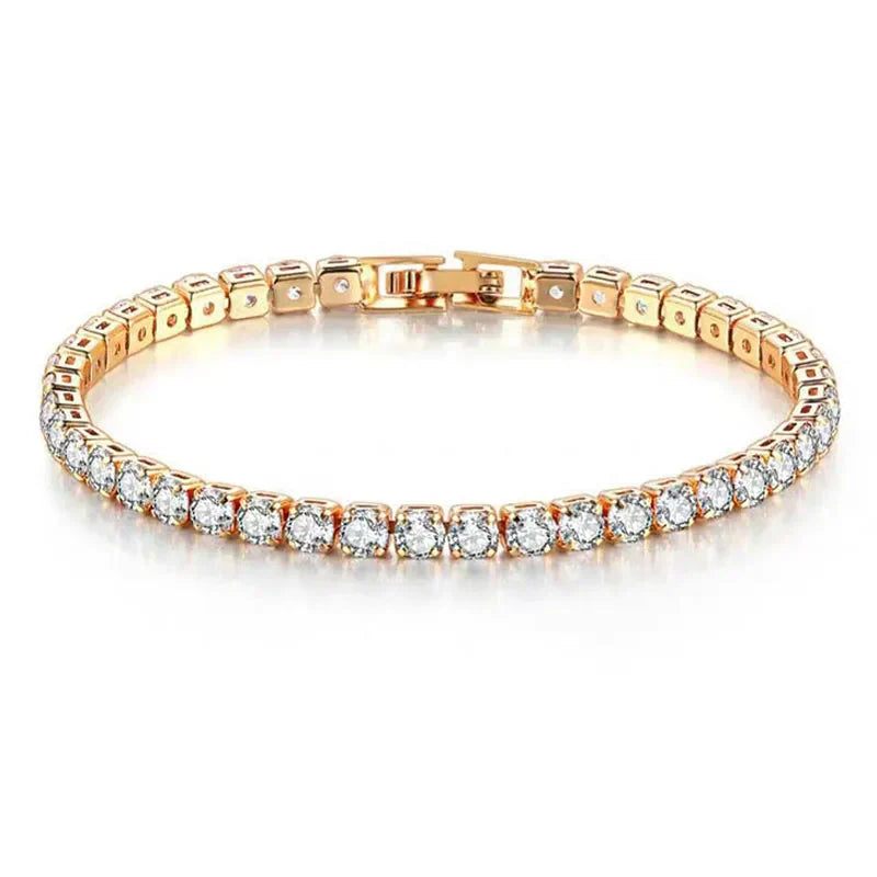 Luxury Silver Tennis Bracelet with Modern Style