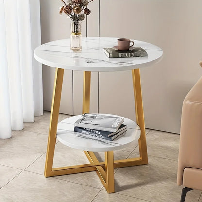 Stylish 2-Tier End Table - Fesara