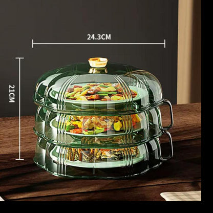 Collapsible Microwave Food Splash Guard