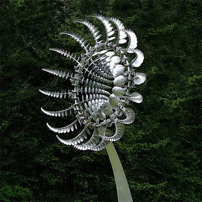 Colorful Solar Windmill Garden Spinner Ornament - Fesara