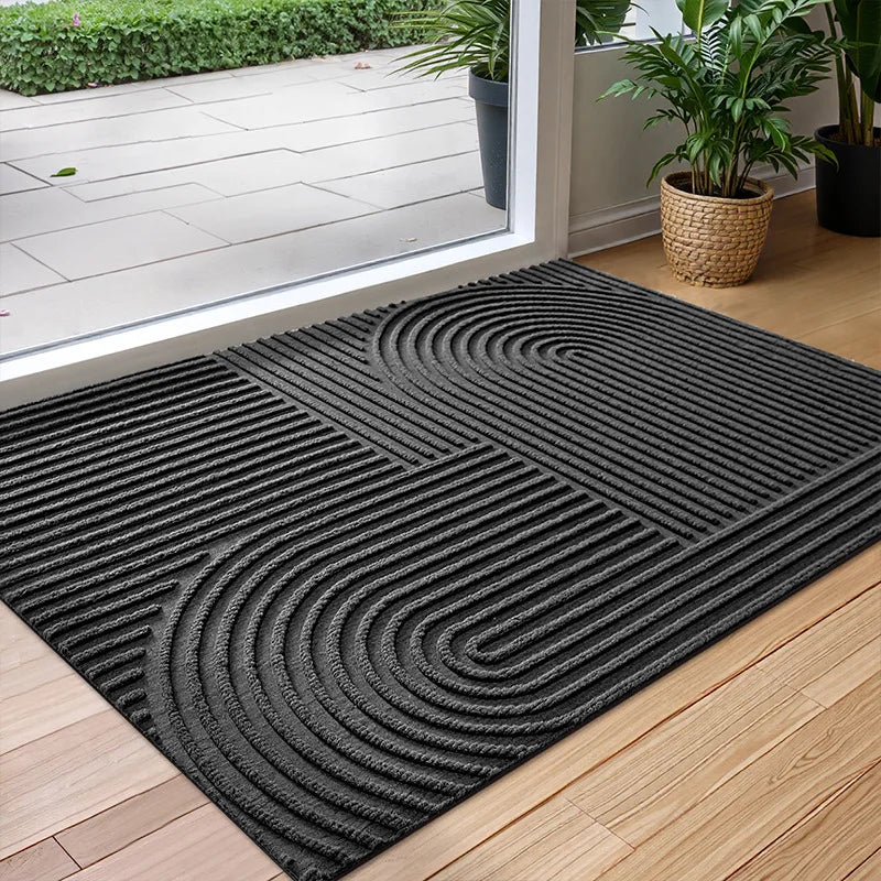 Durable Rubber Entrance Mat Non Slip Water Resistant