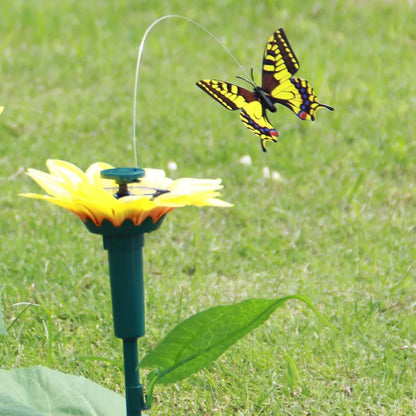 Colorful Solar Flower Garden Decoration Stake