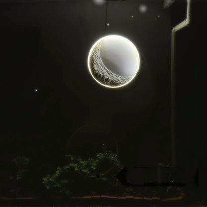 Glowing Orb Floating Moon Table Lamp