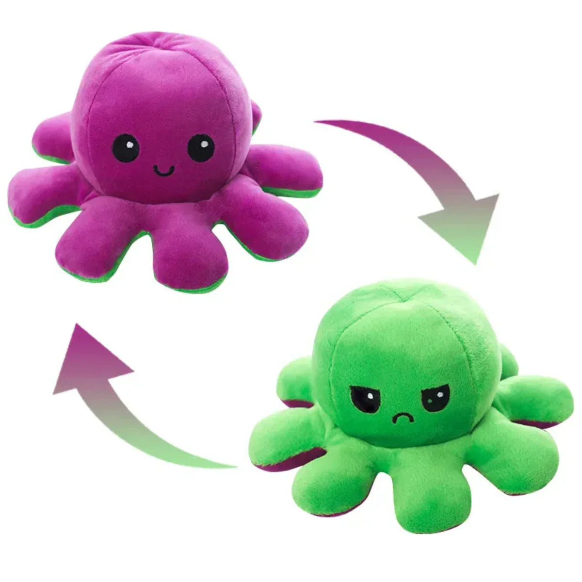 Funny Reversible Octopus Plush Toy