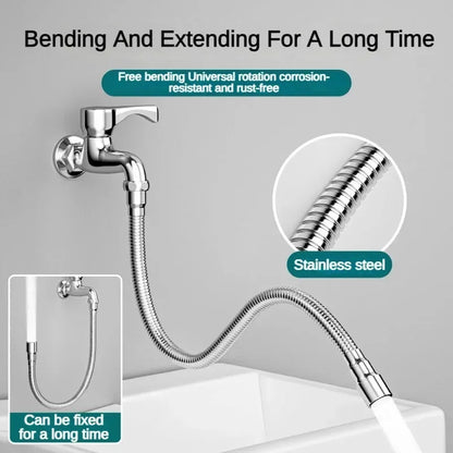 Flexible Kitchen Sink Faucet Spray Nozzle Extender