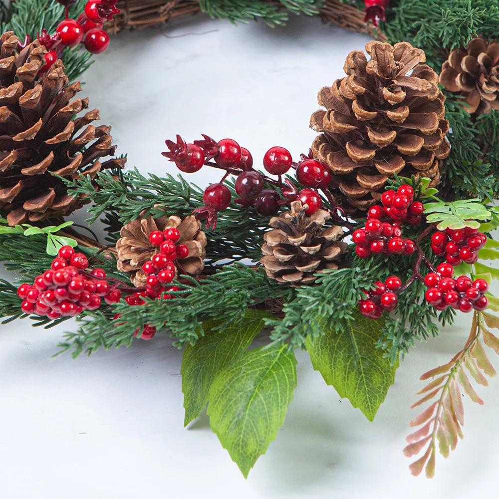 Fesara | Festive Holiday Red Wreath