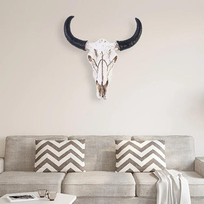 Western Decor Longhorn Wall Skull
