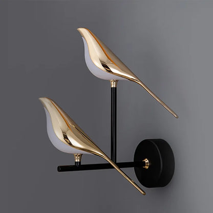 Delicate Bird Wall Lamp for Warm Ambient Lighting