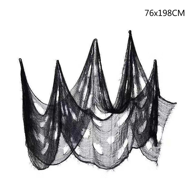Spooky Fake Spider Web Decorations