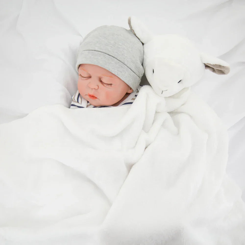 Soft Plush Baby Blanket with Cute Bunny