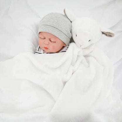 Soft Plush Baby Blanket with Cute Bunny