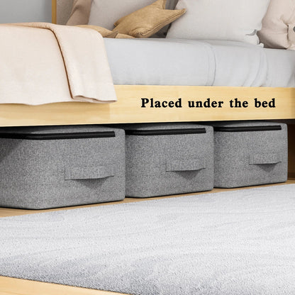 Large Foldable Storage Bag with Zipper and Window