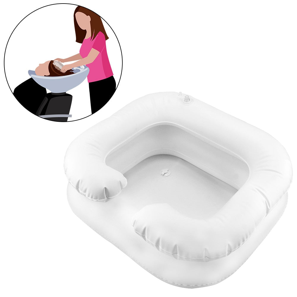Portable Folding Hair Wash Basin with Drain - Fesara
