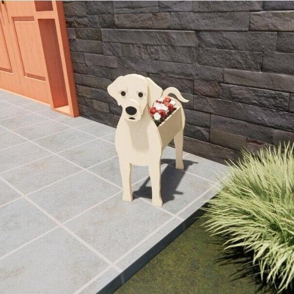 Variant image for Dog-Themed Flowerpot – Durable Decorative Planter for Dog Lovers in Various Sizes – Indoor/Outdoor Use-13