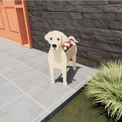 Variant image for Dog-Themed Flowerpot – Durable Decorative Planter for Dog Lovers in Various Sizes – Indoor/Outdoor Use-13