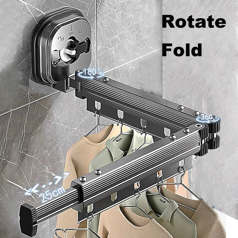 Compact Foldable Clothes Drying Rack