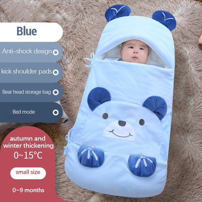 Cozy Plush Teddy Sleeping Bag