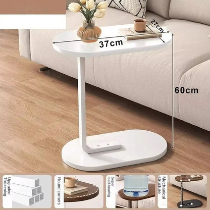 Space Saving C Side Table Modern Sleek Design - Fesara