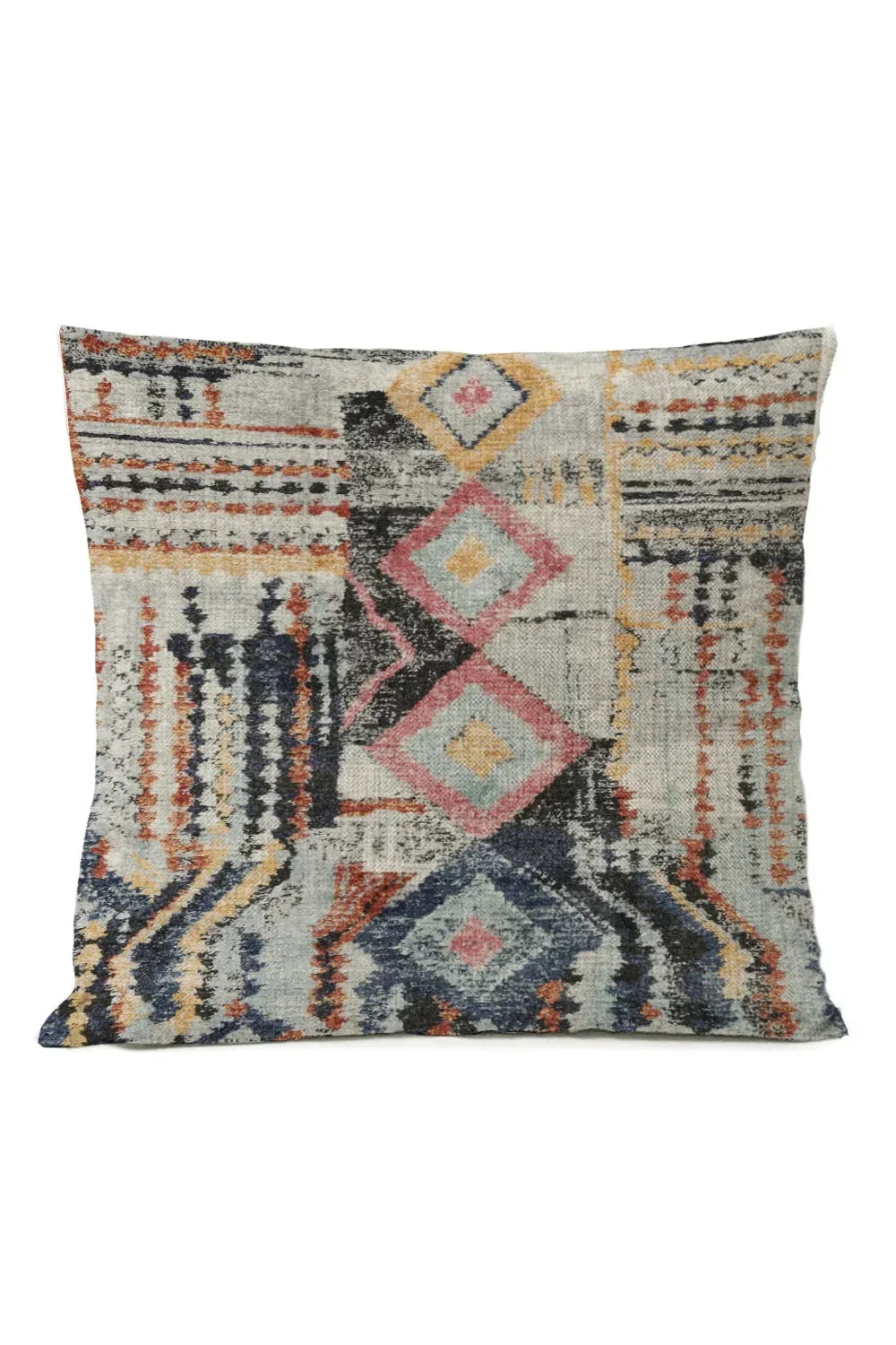 Colorful Global Print Pillow Cover