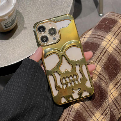 Dark Black Skull Phone Cover