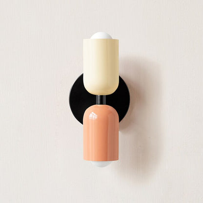 Stylish White LED Wall Lights - Dual Mode, Low Energy