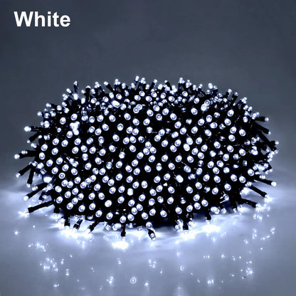 Colorful Outdoor LED String Lights Waterproof 8 Modes