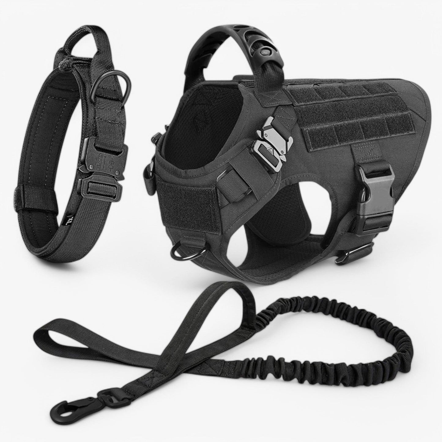 Durable Padded Dog Vest - Adjustable Training Harness